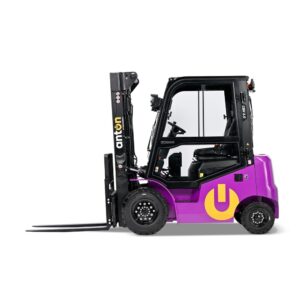 AntOn by Jungheinrich elektrische heftruck CBH 2.0 met drievoudige telescoop hefmast, hefhoogte 4800 mm, draagvermogen 2000 kg, weerbeschermingscabine Comfort, incl. inbouwlader